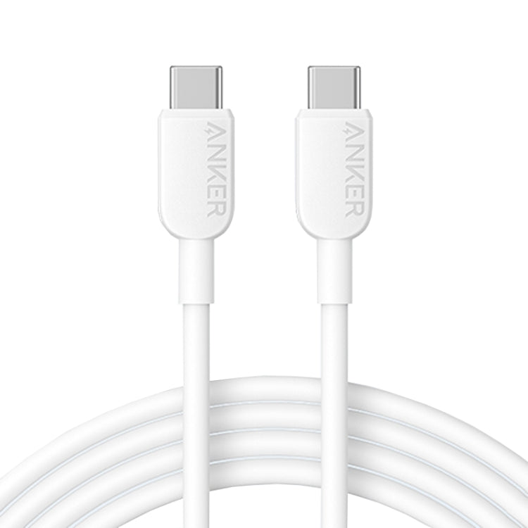 ANKER 1.8m 60W Dual Type-C Fast Charging Cable - White