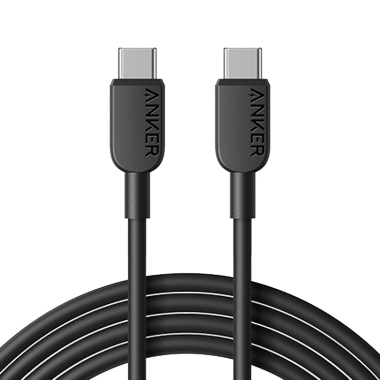 ANKER A81E2 1.8m 60W Dual Type-C Fast Charging Cable - Black