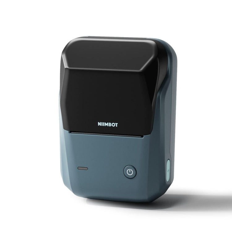 NIIMBOT Portable Bluetooth Sticker Label Thermal Printer (Lake Blue Gray English)