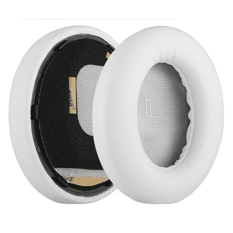 1pair Bose QC Ultra Headphone Leather Sponge Cover Earmuffs, Color: White Leather