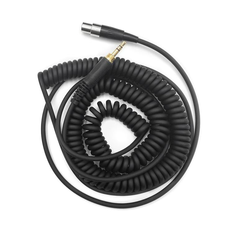 1.5-4.5m Spring 6.35mm Plug Headphone Cable for AKG Q701, Q702, K712, K240