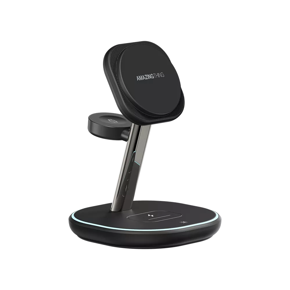 AMAZINGthing Thunder Pro - 3-in-1 Charging MagSafe Station & Stand
- Black
