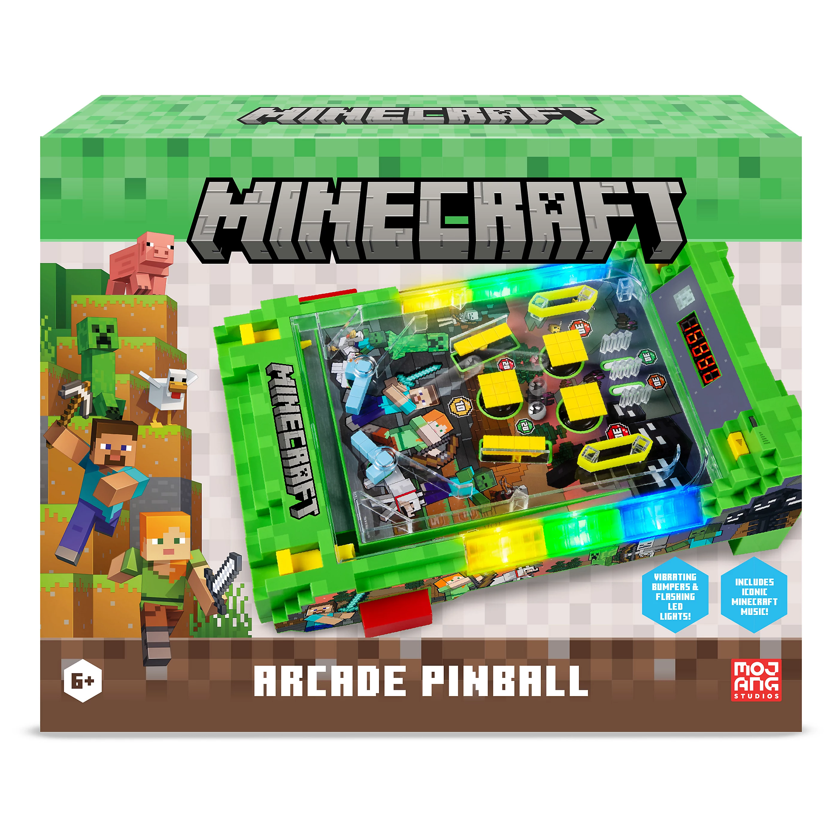 Minecraft Arcade Pinball Illuminated Fun For All Ages