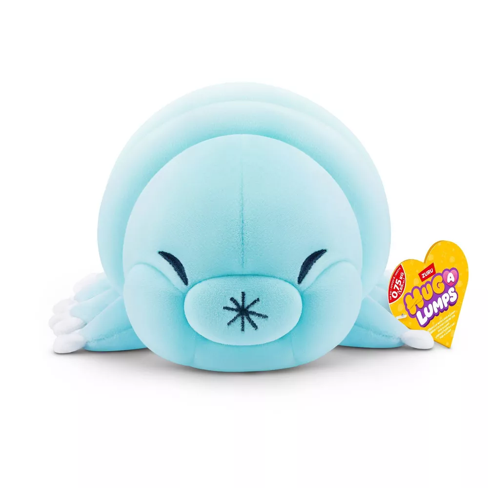 Hug-A-Lumps Sea Bear by ZURU, Small, 0.75kg/1.65lbs, Cuddly Squishy Weighted Plush, Sleeping Pillow Plush, Stuffed Animal