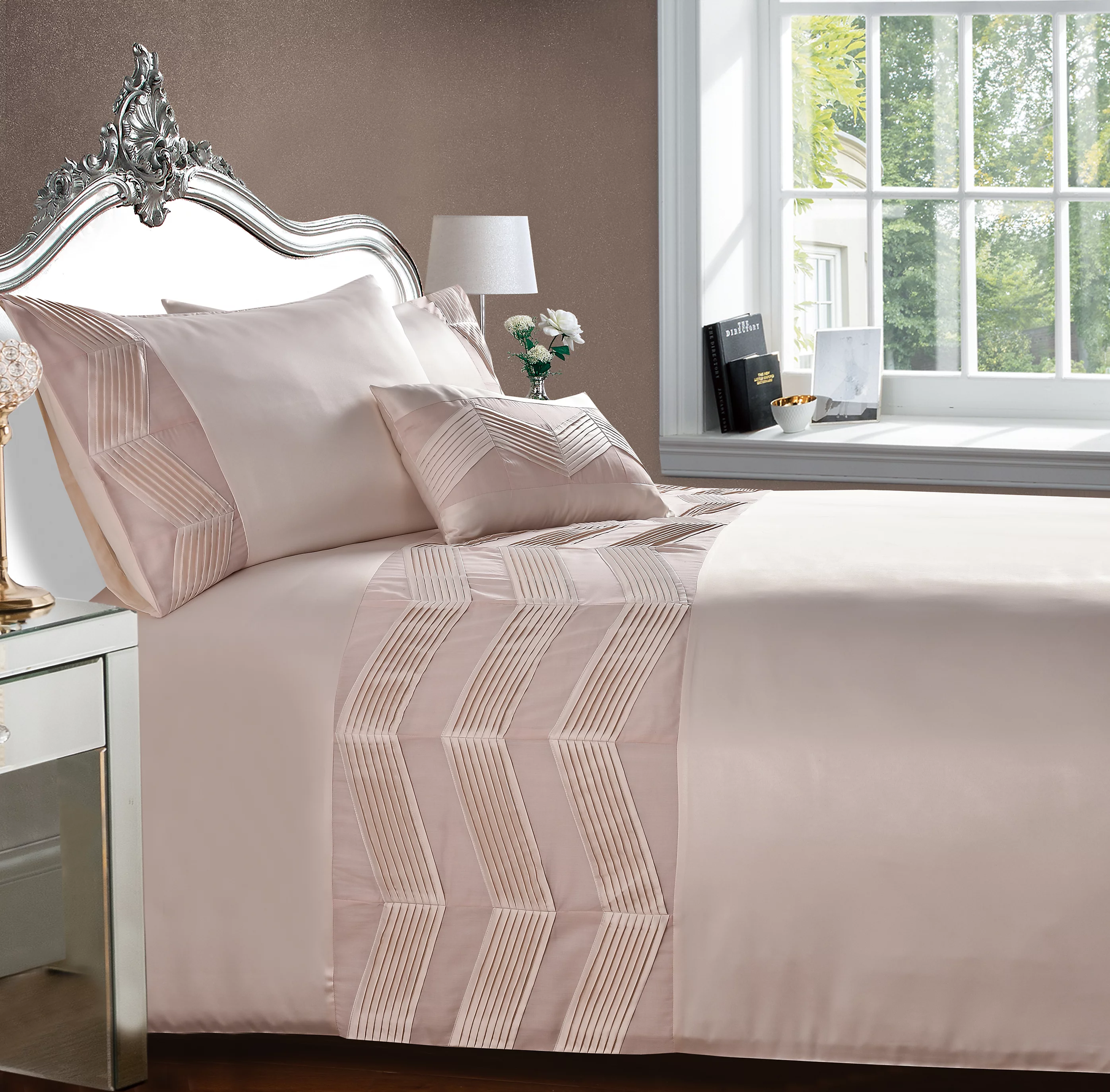 Valencia Duvet Set Super King Blush