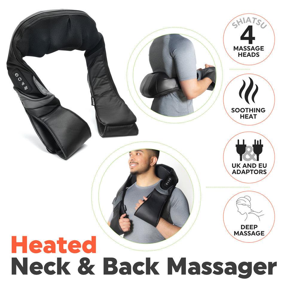 Salter Heated Neck & Back Massager, 3 Intensity Speeds