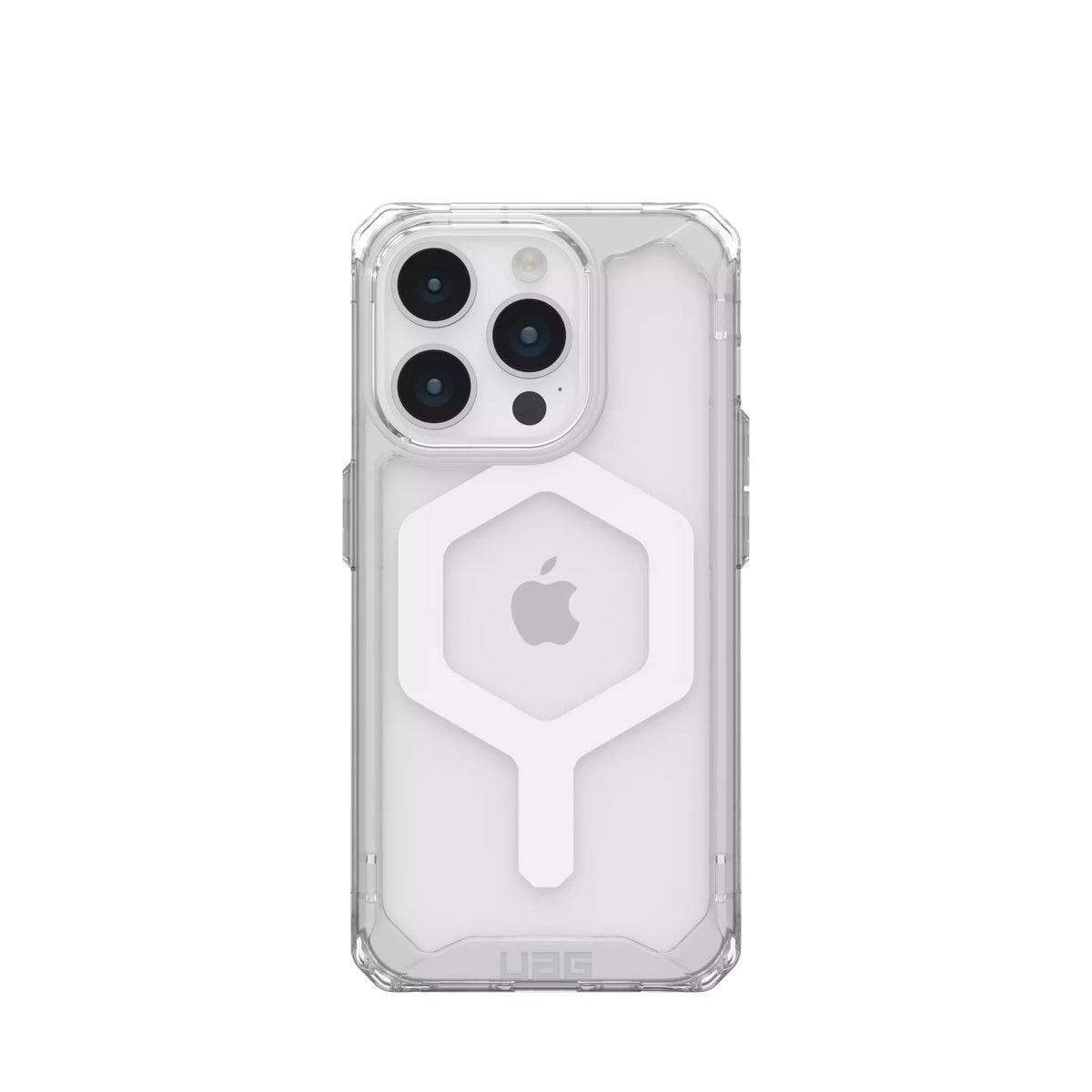  URBAN ARMOR GEAR UAG Case Compatible with iPhone 15 Pro Case  6.1 Pathfinder Clear Ice/Silver Built-in Magnet Compatible with MagSafe  Charging Rugged Transparent Dropproof Protective Cover : Cell Phones &  Accessories