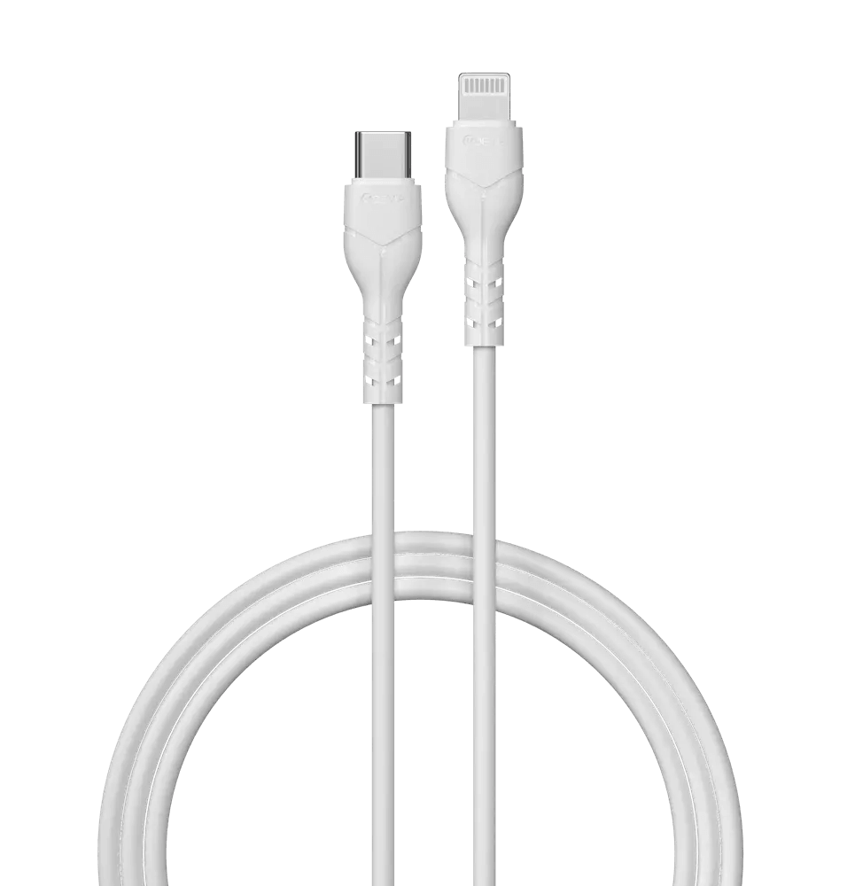 Devia Kintone 1m (27W) Power Delivery USB-C to Lightning Cable White