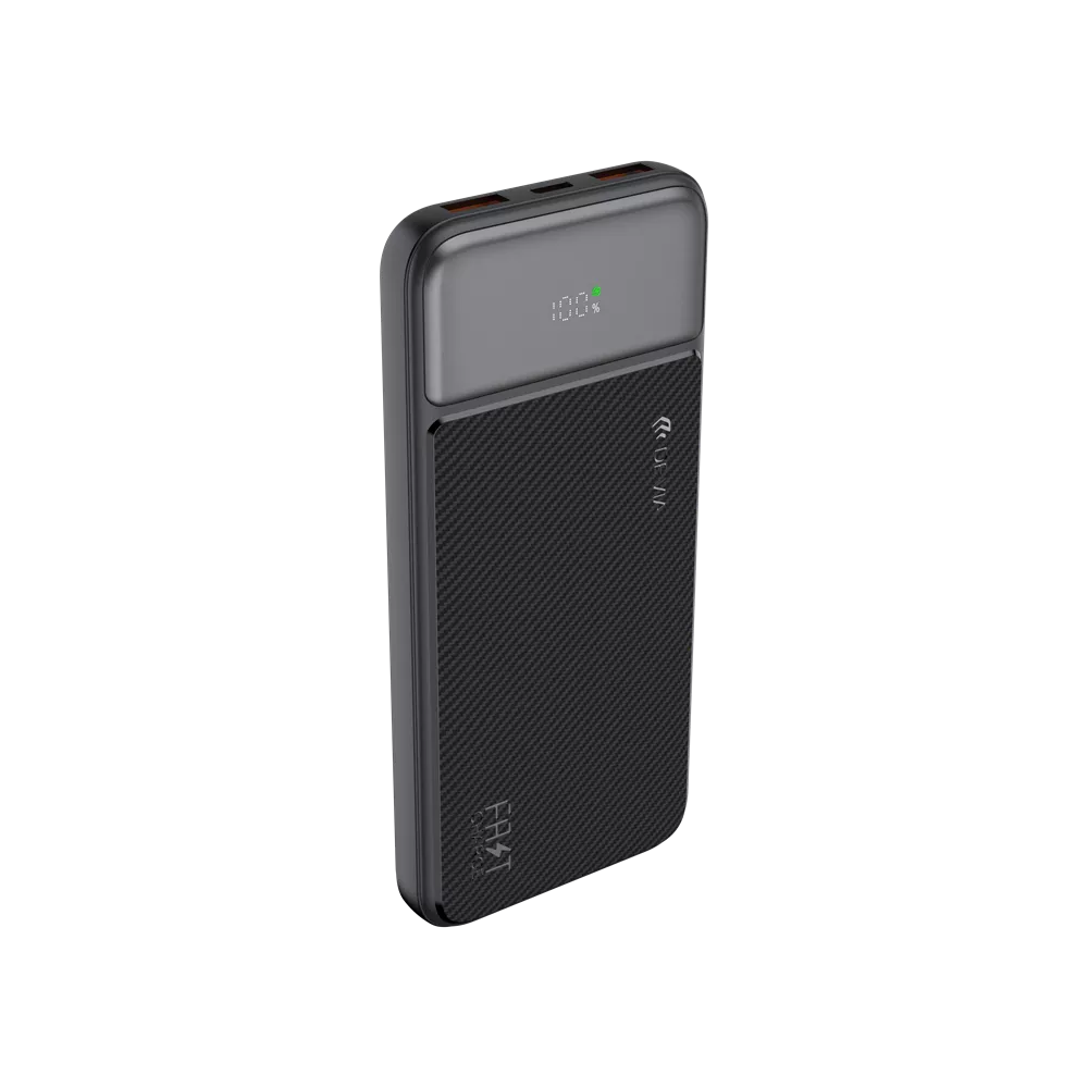 Devia 10,000mAh 22.5W PD & QC3.0 Digital Display Powerbank Black