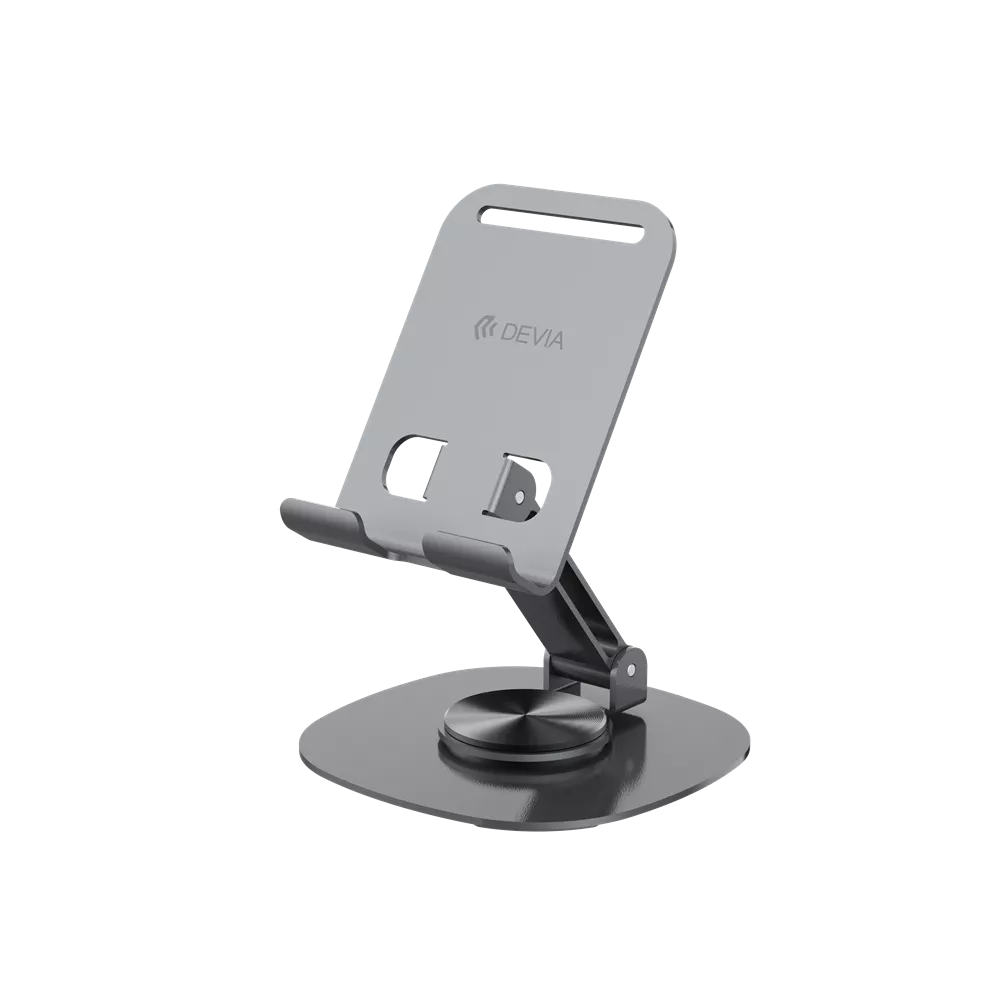Devia 360 Degrees - Desktop Smartphone Foldable Metal Stand Black