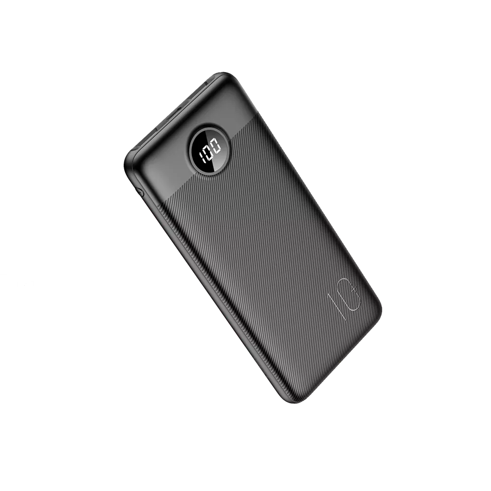 Veger 10,000mAh 20W Power Delivery Dual Port Digital Display Powerbank Black