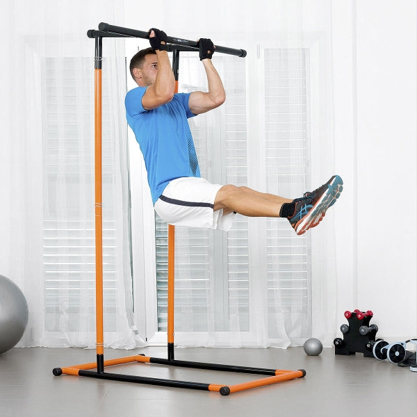 Full Body Pull-Up Bar Station with Exercise Guide