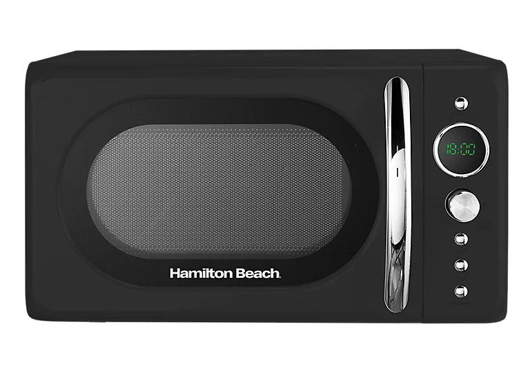 Hamilton Beach 20L Retro Black Microwave