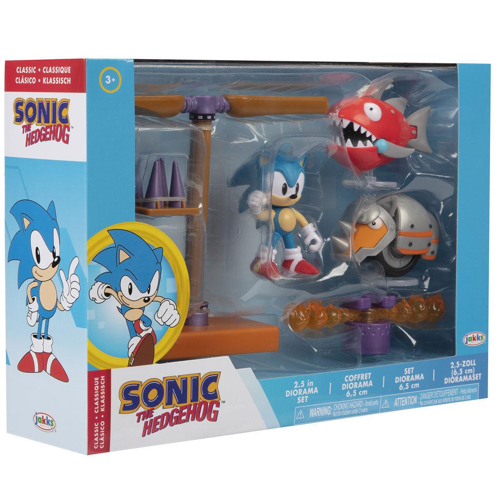 Sonic The Hedgehog diorama set 6cm