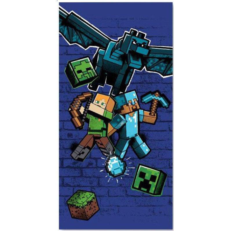 Minecraft microfibre beach towel