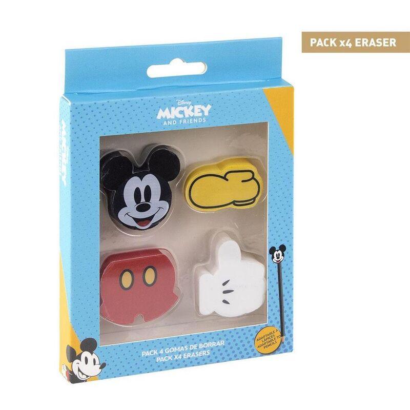 Eraser Pack X4 Mickey