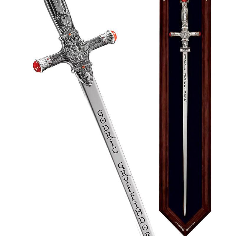 Harry Potter The Godric Gryffindor Sword With Exhibitor.