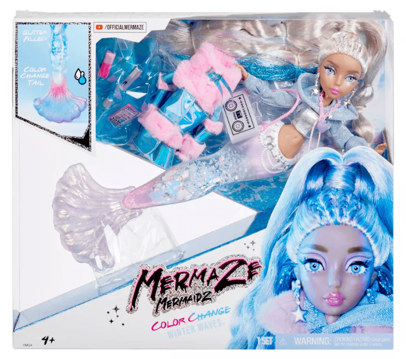 Mermaze Mermaidz Winter Waves Kishiko Mermaid Fashion Doll