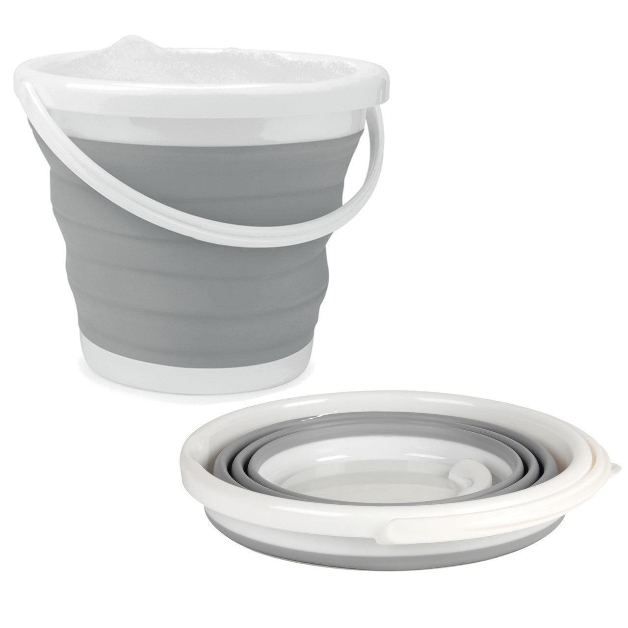 Beldray 10L Collapsible Bucket, Grey