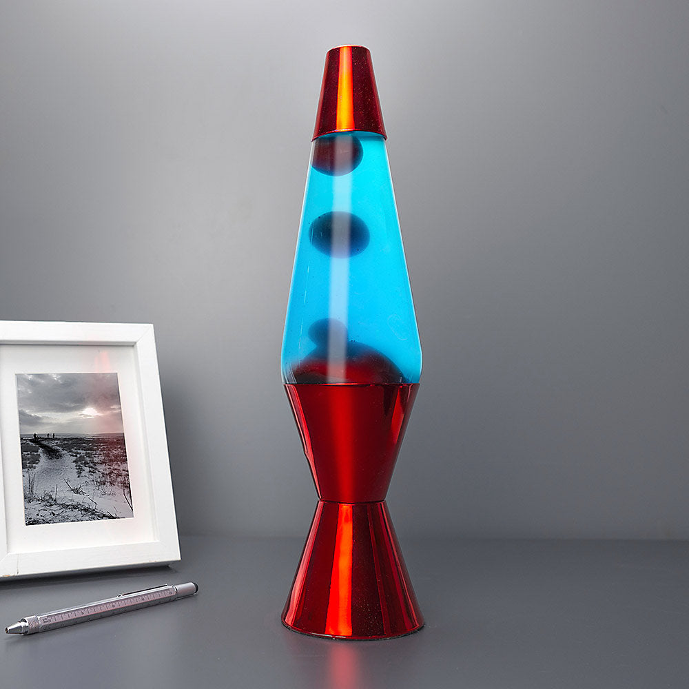 RED5 Blue Molten Lamp Stylish Retro Centrepiece
