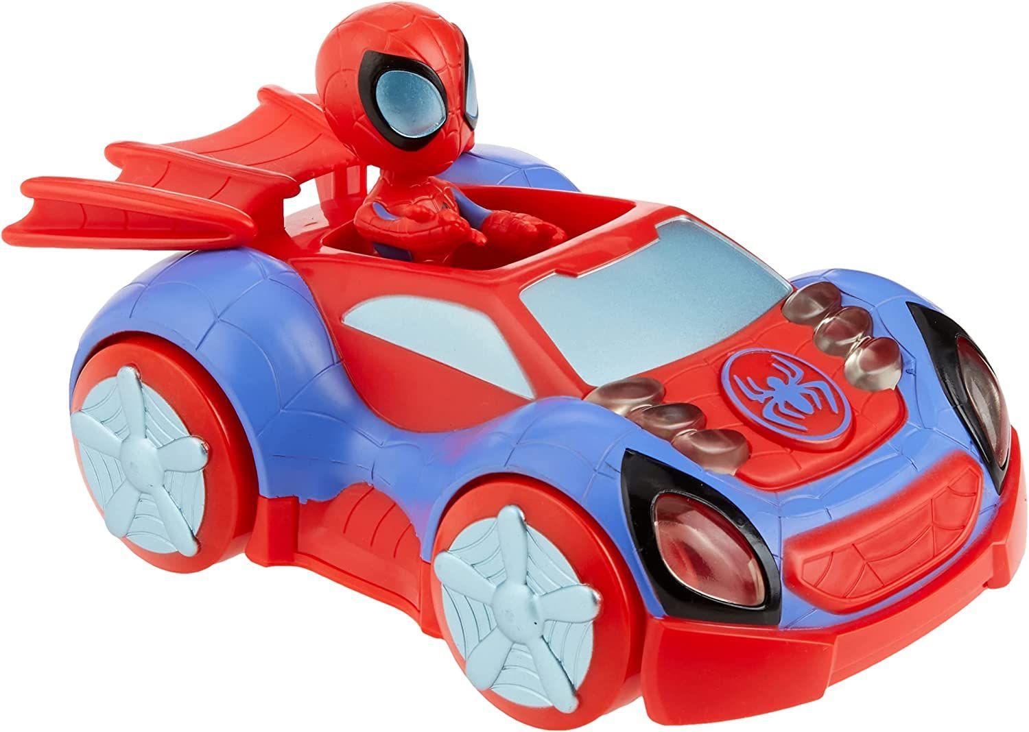 Marvel Spidey And His Amazing Friends Glow Tech Web-Crawler Car