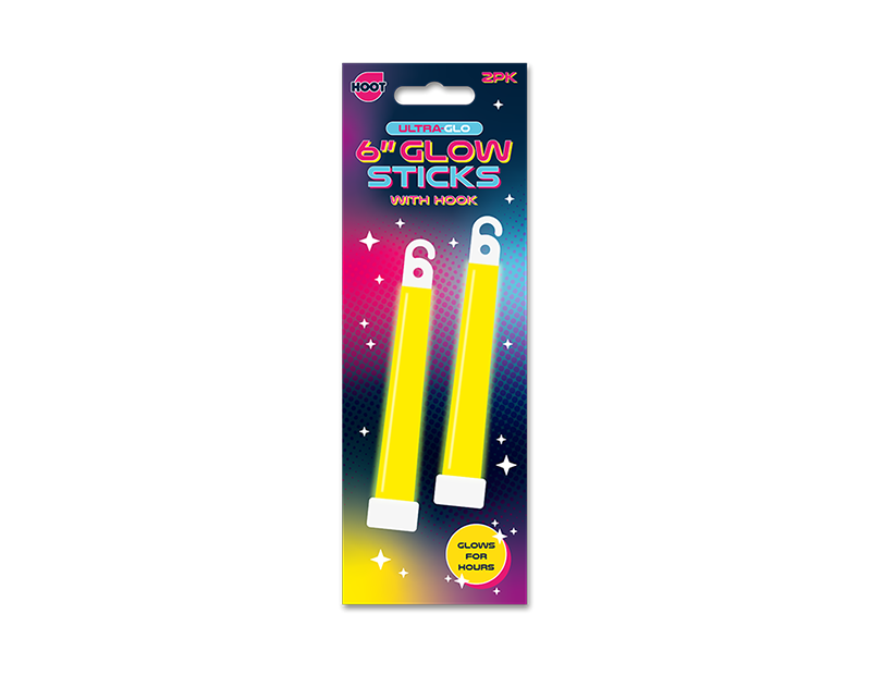 6" Glow Stick 2pk, Random Delivery