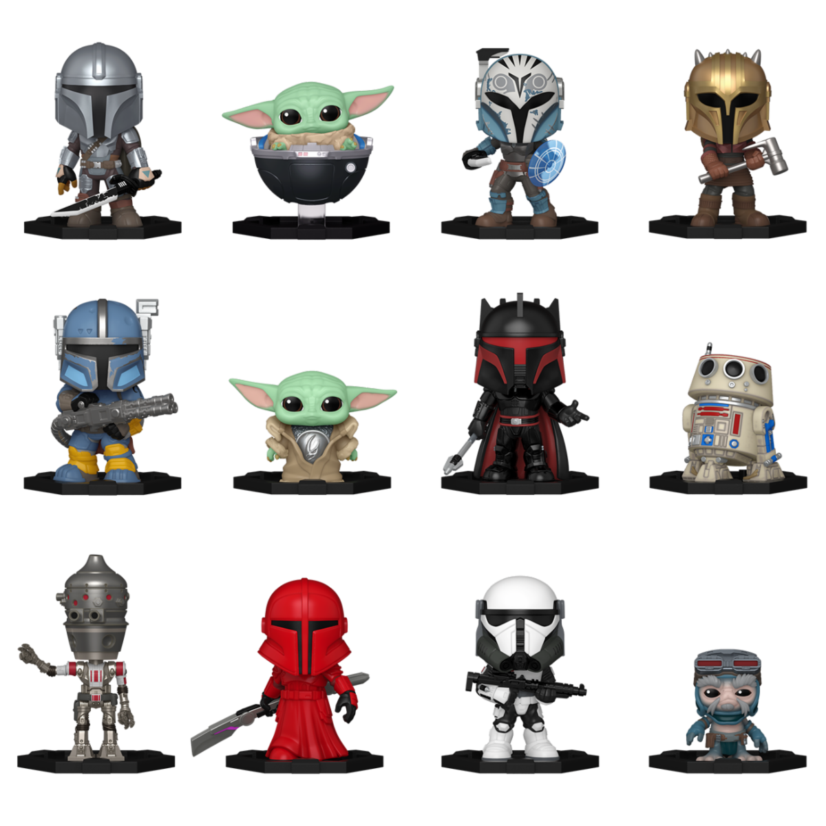 Pop: Mystery Minis - The Mandalorian - Funko Mystery Minis, Blind Box, Random Delivery