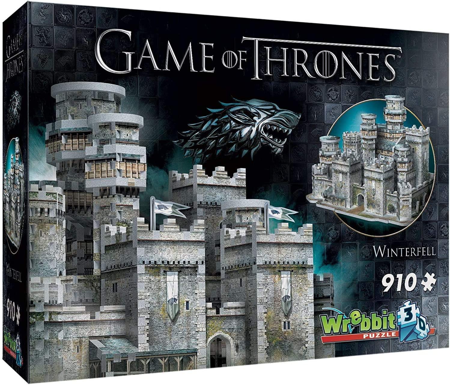 Wrebbit 3D Puzzle Game of Thrones Winterfell (910 pieces)