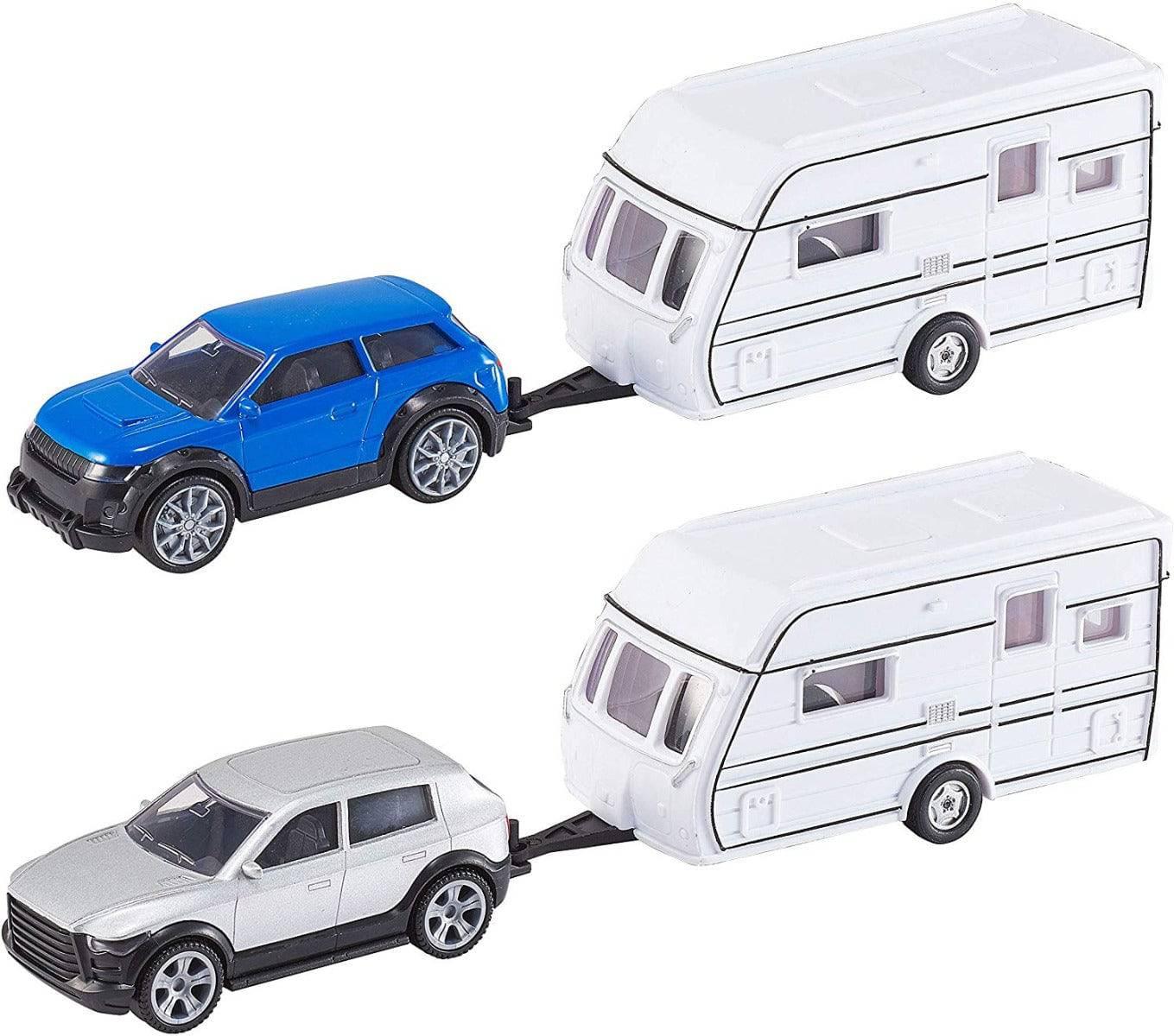 Teamsterz Car And Caravan Assorted Colour - Random Delivery