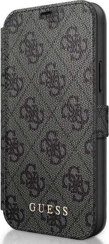 Guess Apple iPhone 12 mini Grey Flip Case Cover