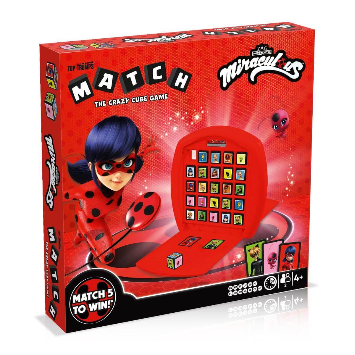 Miraculous Top Trumps Match - The Crazy Cube Game