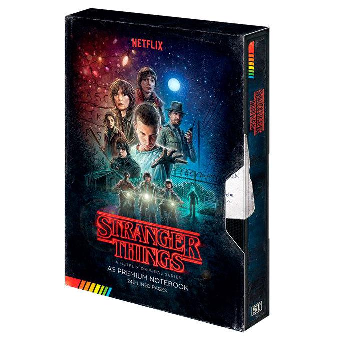 Stranger Things VHS Premium A5 Notebook