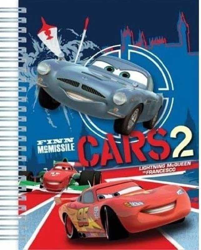 Cars 2 A5 Softcover Notebook