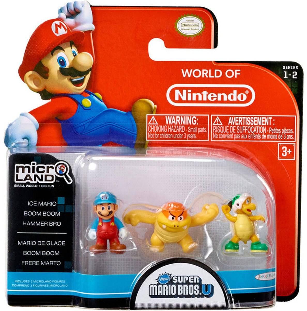 MARIO Micro Land s. fig 3PCS - W1 - ICE MARIO, BOOM BOOM, HAMMER BROS