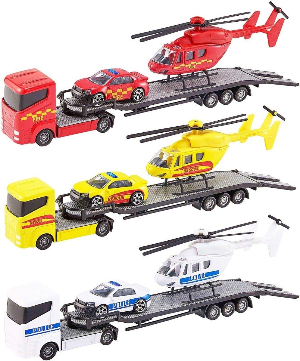 Emergency Heli Transporter Assorted Colour - Random Delivery
