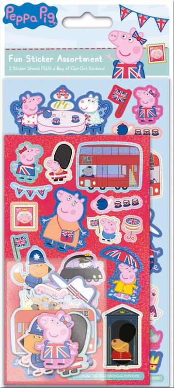 Peppa Pig Glorious Britain Assortment Pack Stickers