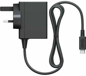 Nintendo Switch AC Adapter Power 3 Pin Plug UK - Gadget Station
