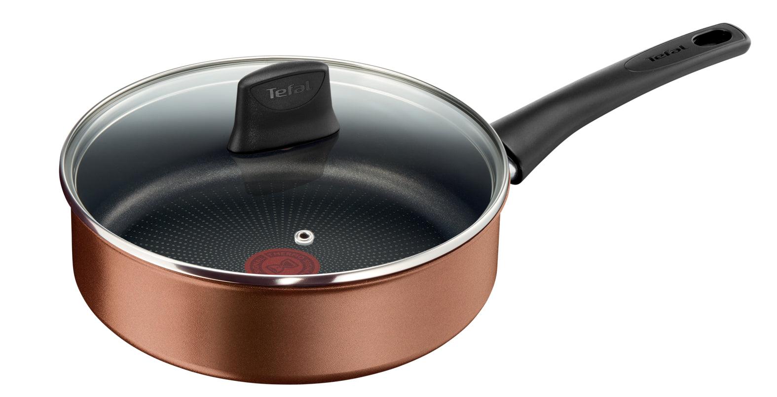 Tefal Resource Induction Sautepan With Glass Lid, 24cm