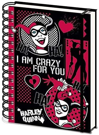 Harley Quinn (I Am Crazy For You) A5 Wiro Notebook