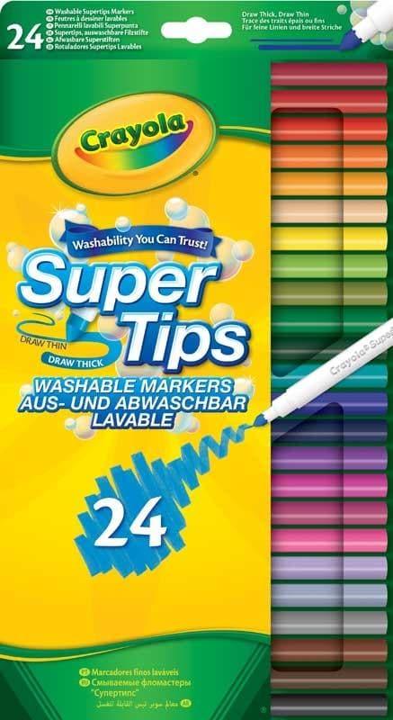 Crayola 24 Washable Super Tips
