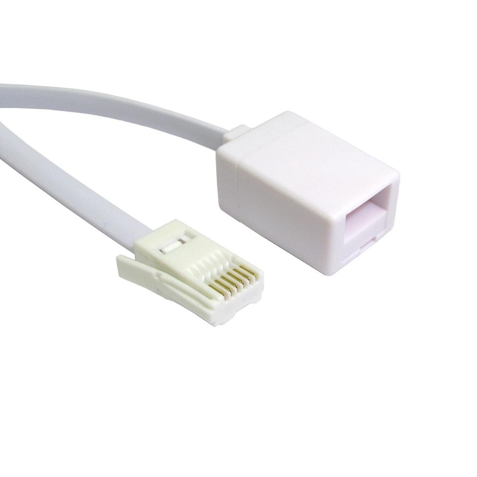 BT (M) to BT (F) 10m White OEM Extension Cable