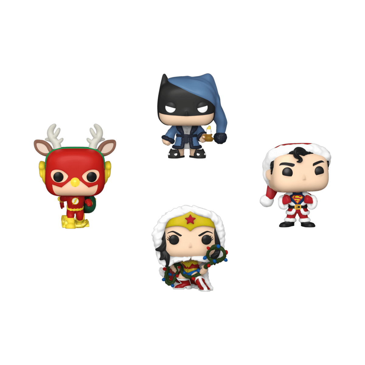 Funko Pop! Pocket POP: DC Holiday -Tree Holiday Box 4PC