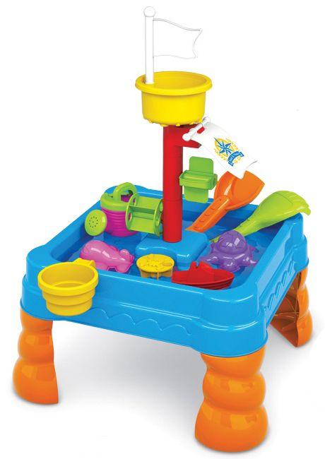 Square Ship Sand & Water Table 21pcs