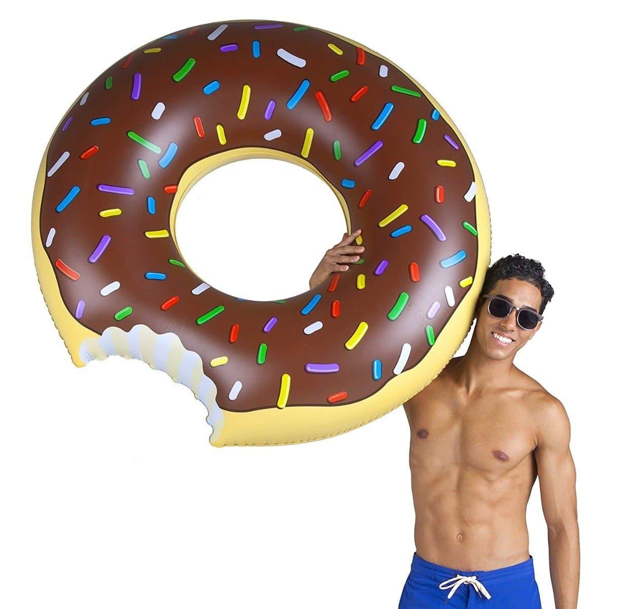 Bigmouth Inflatable Chocolate Donut Pool Float
