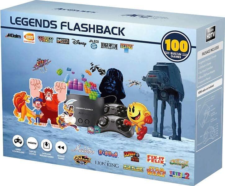 Legends Flashback 2022 Edition Retro Game Console - 100 Games Included