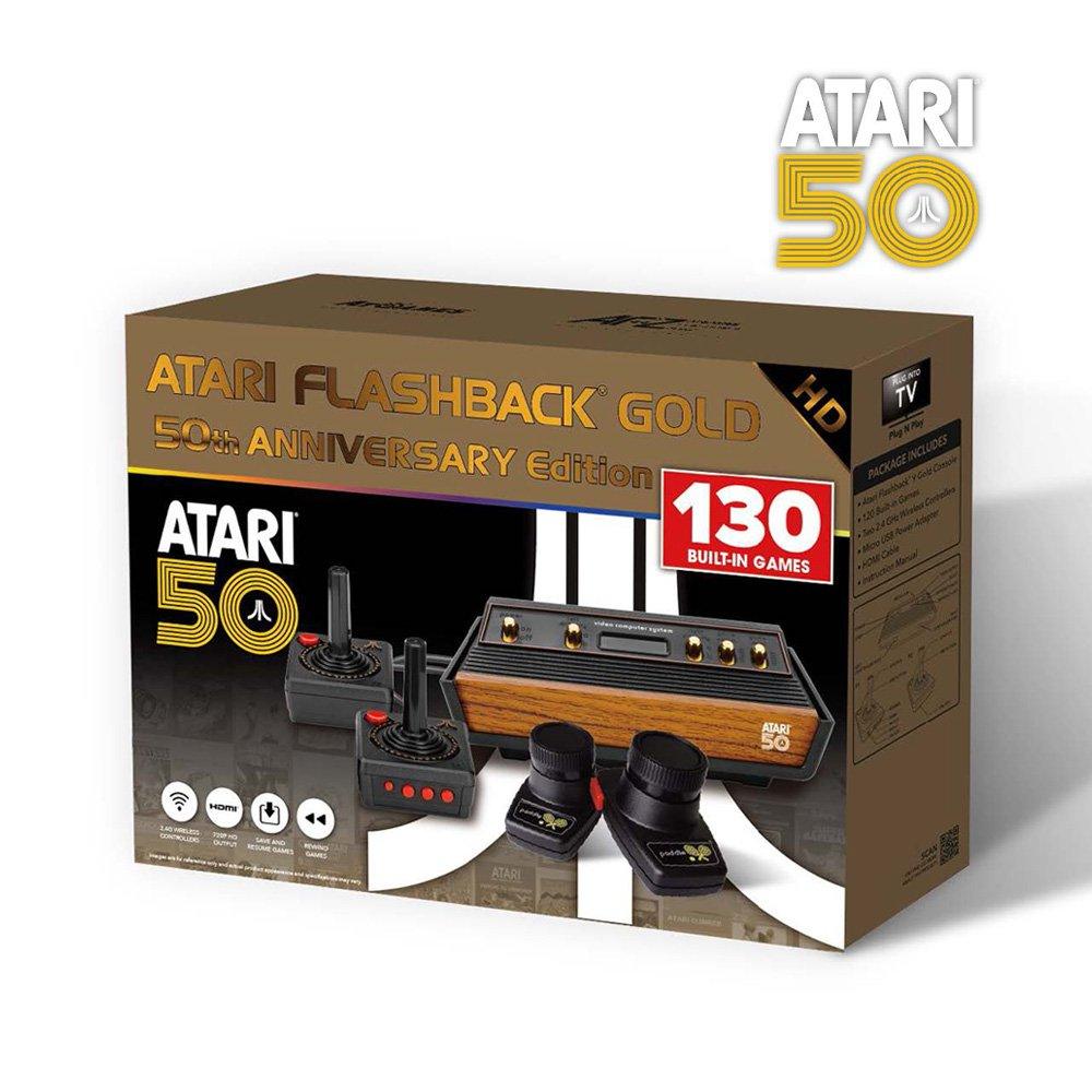 Atari Flashback Gold - Console with 130 Games - 50th Anniversary Edition