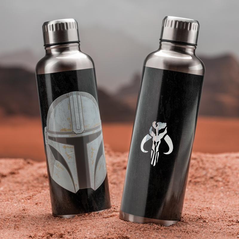 The Mandalorian Metal Water Bottle