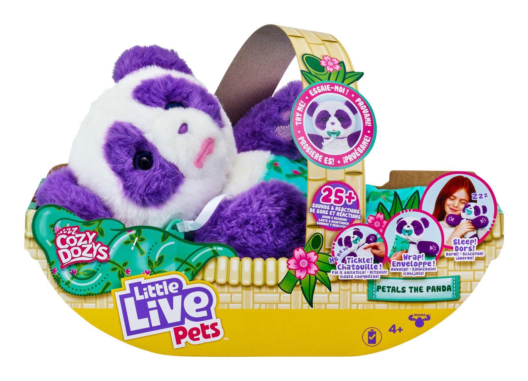 Little Live Pets Cozy Dozys Petals The Panda