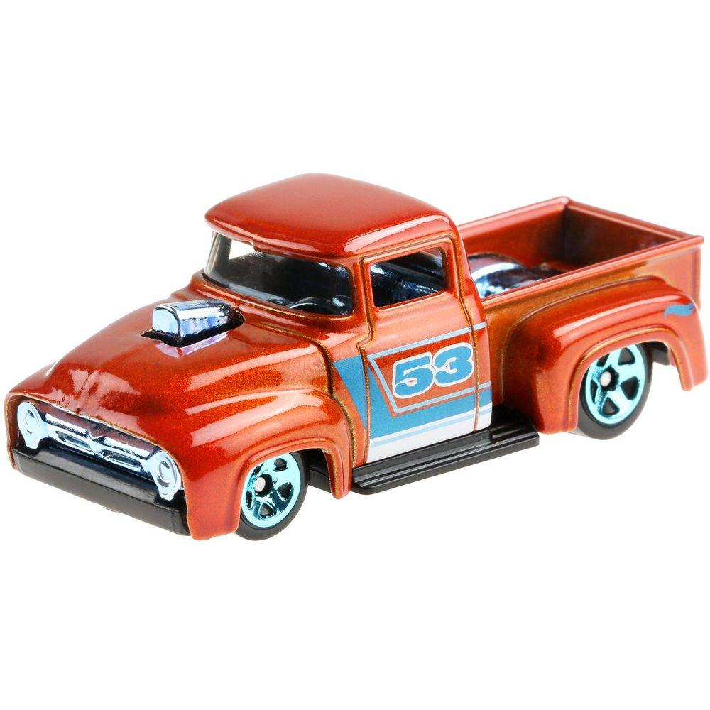Hot Wheels Orange & Blue Custom '56 Ford Truck 1/5 DieCast 1:64th Scale