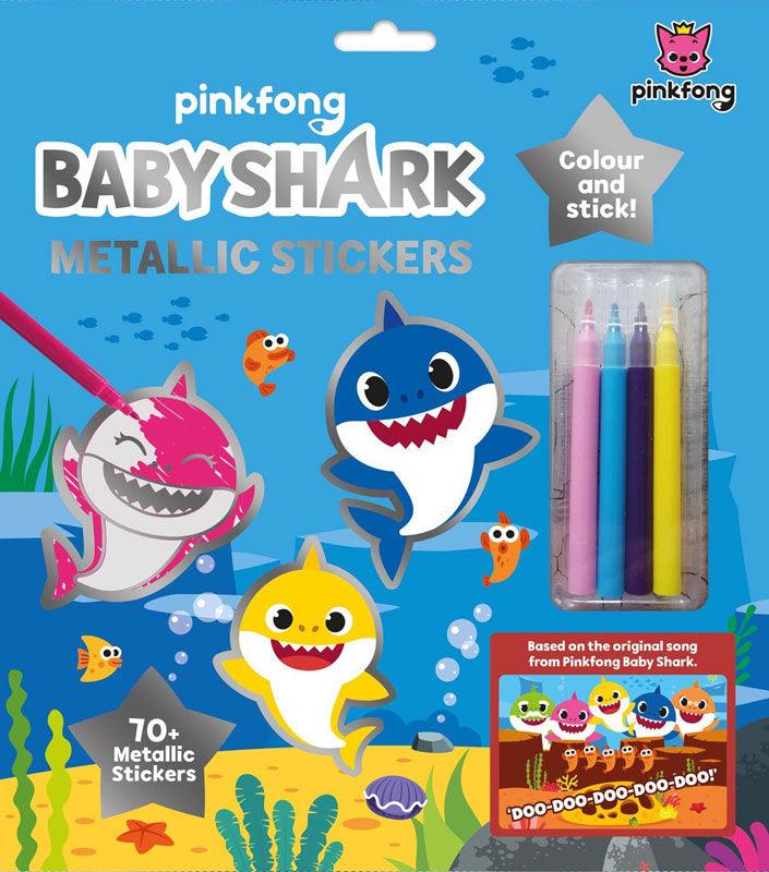 Baby Shark Surprise Metallic Sticker Set